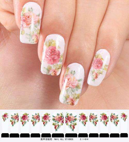 12 NAIL DECALS / WRAPS - LATEST EUROPEAN NAIL CRAZE !!!