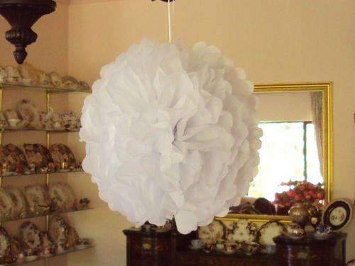 35cm Tissue paper pom poms - Decorations wedding party
