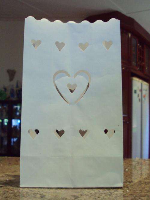Pack of 10  Paper Candle Lantern bags