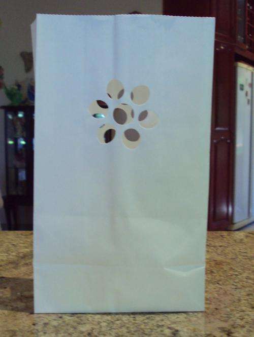 Pack of 10  Paper Candle Lantern bags