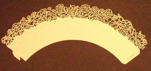 12 CUPCAKE WRAPPERS  WHITE