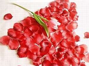 100 SILKY ROSE PETALS - TABLE CONFETTI