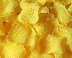 100 SILKY ROSE PETALS - TABLE CONFETTI