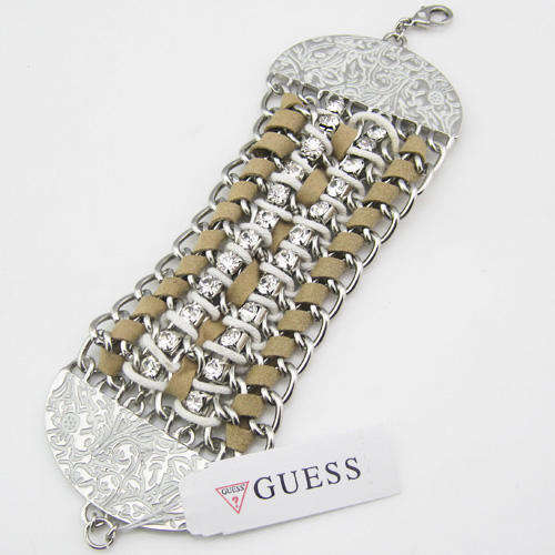 Original GUESS crystal rope bracelet two color sorting