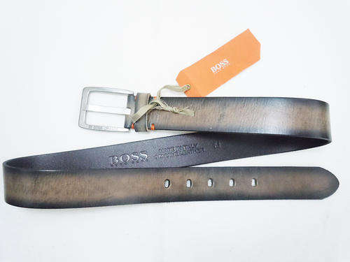 HUGO BOSS special old retro fashion men's leather belt