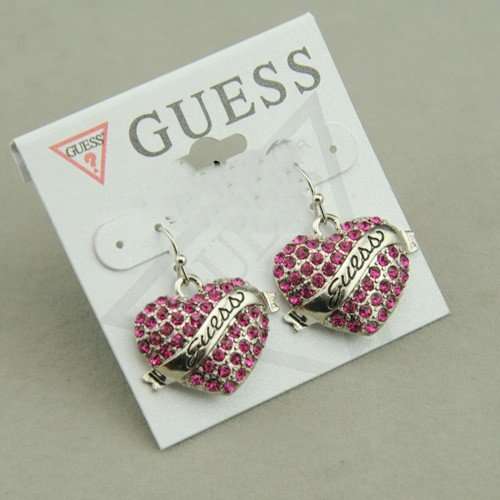 2012 brand new GUESS heart earrings