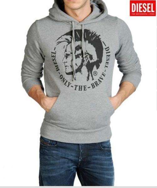 Diesel only the brave hoodie on sale