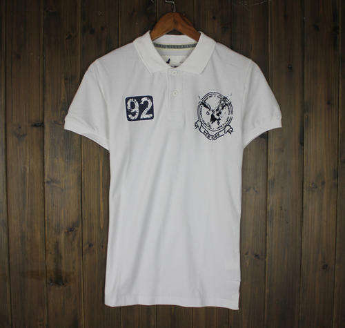 High quality GA Blue eagle men's cotton polo shirt short sleeve t shirt.