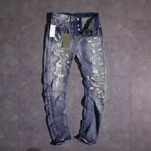 Brand new designer Double R high-end casual men slim jeans.