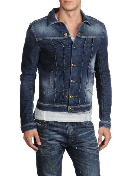 Brand new designer warm denim softer material jacket for men.