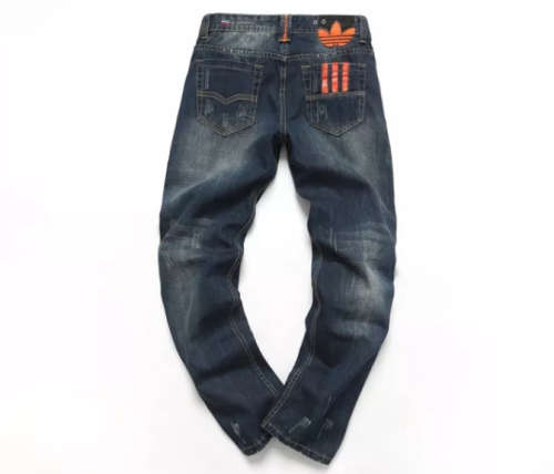 Brand new designer combination high-end casual men slim jeans.