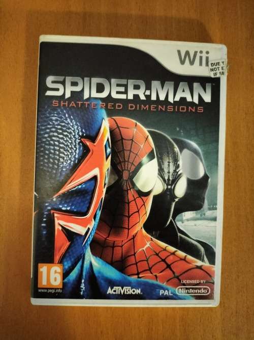 Wii game : Spiderman Shattered Dimensions (Wii)