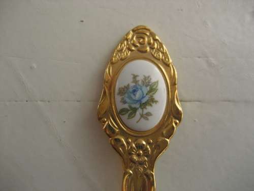 SET OF 6 VINTAGE 24 CARAT GOLD PLATED BARONESS EETRITE TEASPOONS IN ORIGINAL BOX