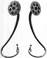 Rare Vintage Silver Plated  Paper Knife Copenhagen Denmark Figural Handle