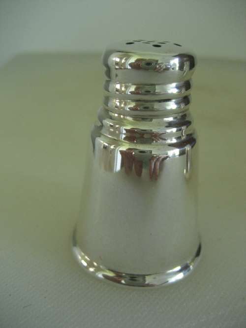 Matching Sterling Silver Salt and Pepper Pots International Sterling Company