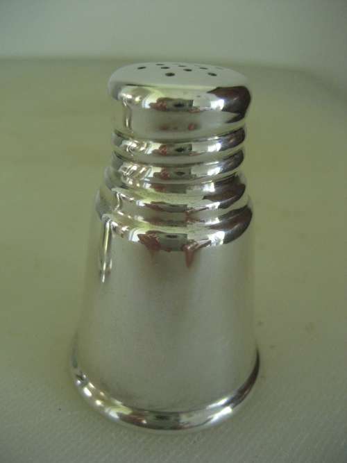 Matching Sterling Silver Salt and Pepper Pots International Sterling Company