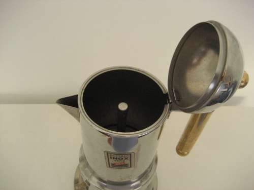 Moka Pot / Expresso Maker - Vev Vigano 18/10 Stainless Steel 12 Cup - Striking Retro Design