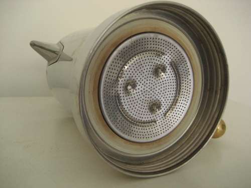 Moka Pot / Expresso Maker - Vev Vigano 18/10 Stainless Steel 12 Cup - Striking Retro Design