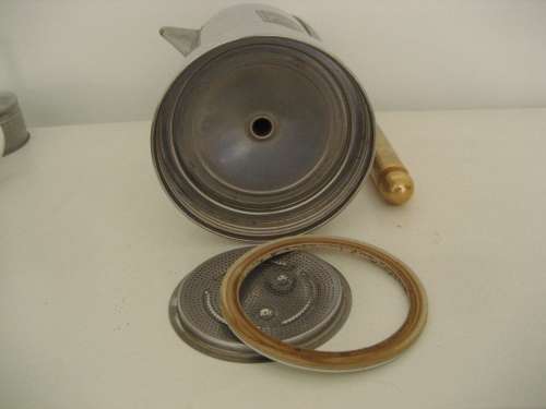 Moka Pot / Expresso Maker - Vev Vigano 18/10 Stainless Steel 12 Cup - Striking Retro Design