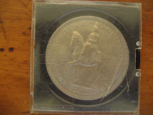 1953 Elizabeth II Coronation Crown Uncirculated in Original Plastic Holder