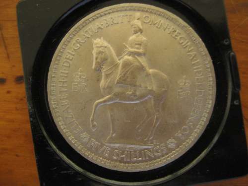 1953 Elizabeth II Coronation Crown Uncirculated in Original Plastic Holder