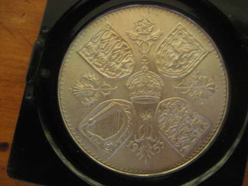 1953 Elizabeth II Coronation Crown Uncirculated in Original Plastic Holder