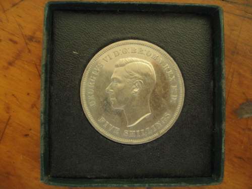 1951 George VI Festival of Britain Crown Uncirculated in original Box with Insert