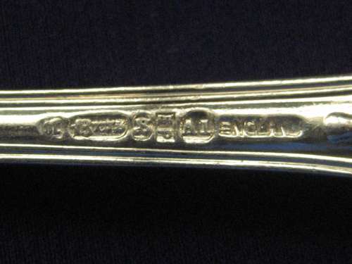 Six Kings Pattern Silver Plated Soup Spoons