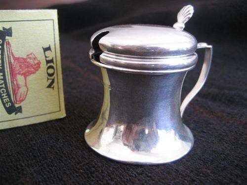 Mustard Pot Sterling Silver Birmingham 1911