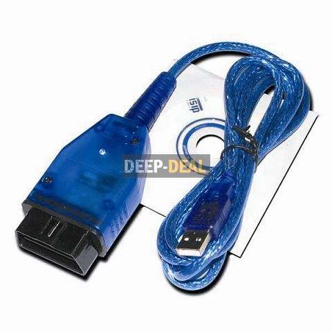 OBD2 OBD II Diagnostic USB Cable For KKL409.1 VAG-COM 409