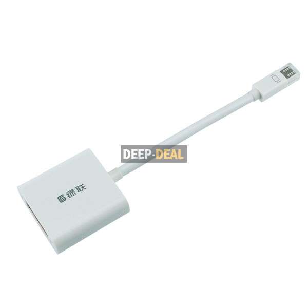 DisplayPort Display Port DP To DVI Adapter Cable Apple Macbook