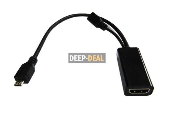 Samsung S2 i9100 HTC G14 MHL Micro USB - HDMI adapter