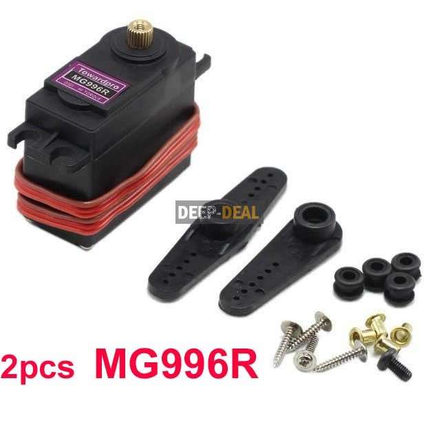 2X MG996R Metal Gear Digital Torque Servo MG996 boat