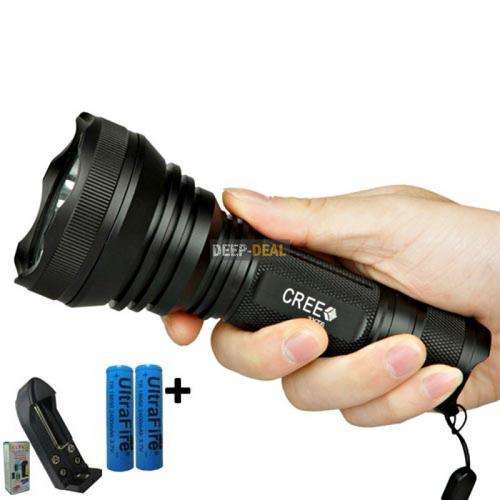 3800 Lumen 3T6 CREE XM-L T6 LED Flashlight Torch