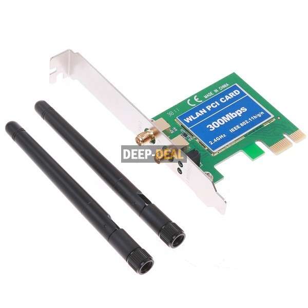 PCI-E Wireless LAN Card IEEE802.11b/g/n PCI Express WiFi Network 300Mbps