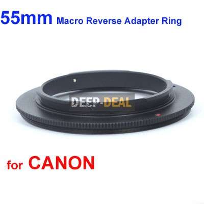 55mm Macro Reverse Adapter Ring for CANON EOS EF Mount
