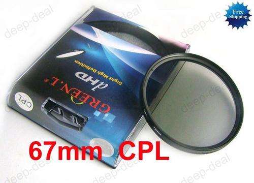 67 mm 67mm Circular Polarizing C-PL PL-CIR CPL Filter