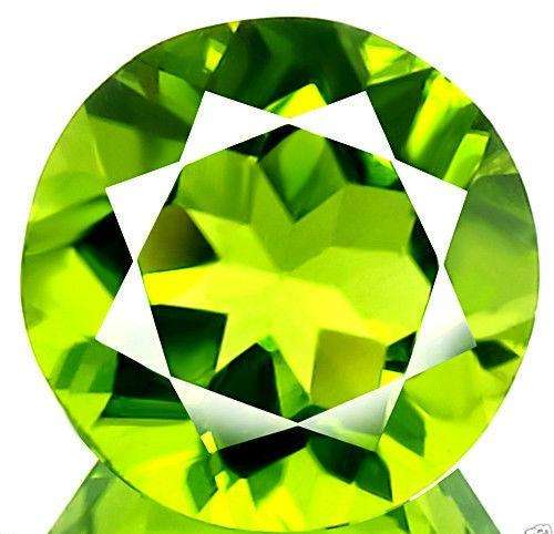 !!!! WOW!!!!! 100% Natural Untreated Round Green Peridot 1.32ct
