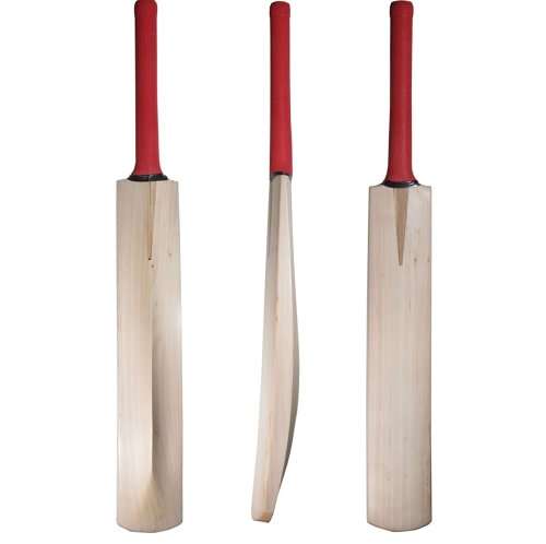 Ally Sports Custom made thick edge 45 mm premium willow cricket bat full size nude with bat cover