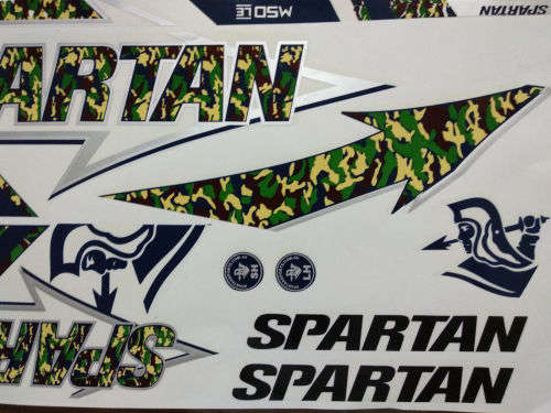 Spartan premium Custom made cricket bat sticker set bat repair kit for full size bat