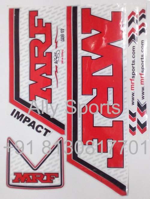 Custom made cricket bat sticker set bat repair kit for full size bat