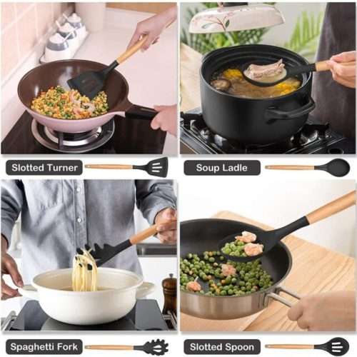 Silicone Kitchen Utensils Set