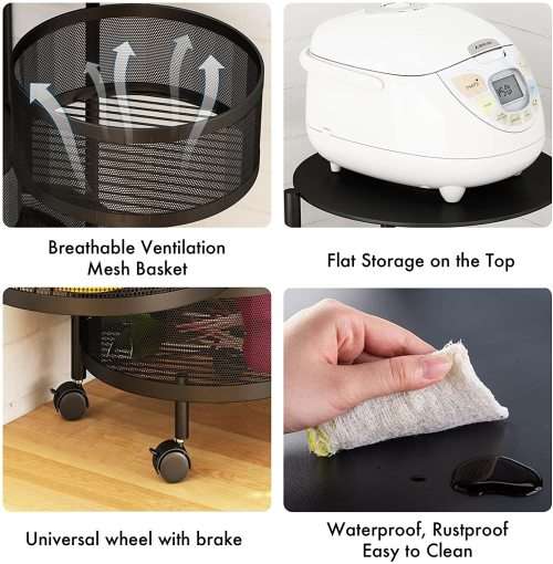 Rotating Multi-Purpose kitchen Organizer - 5 Layer