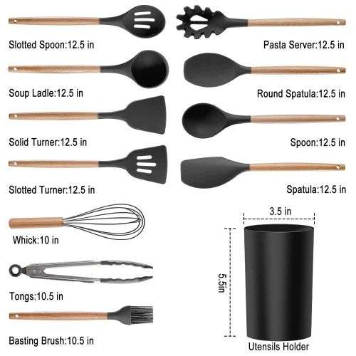 Silicone Kitchen Utensils Set
