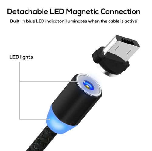 3-in-1 Cellphone Magnetic Charging Cable