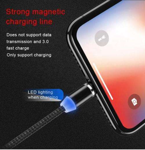 3-in-1 Cellphone Magnetic Charging Cable