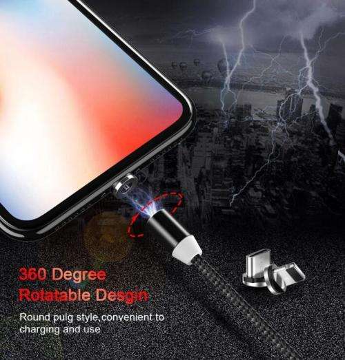 3-in-1 Cellphone Magnetic Charging Cable