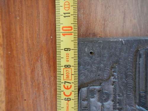 Rare printing plates of VW Kombi advert (2 of 2)