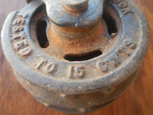 Antique chain hoist
