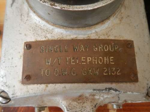 Alfred Graham ships telephone